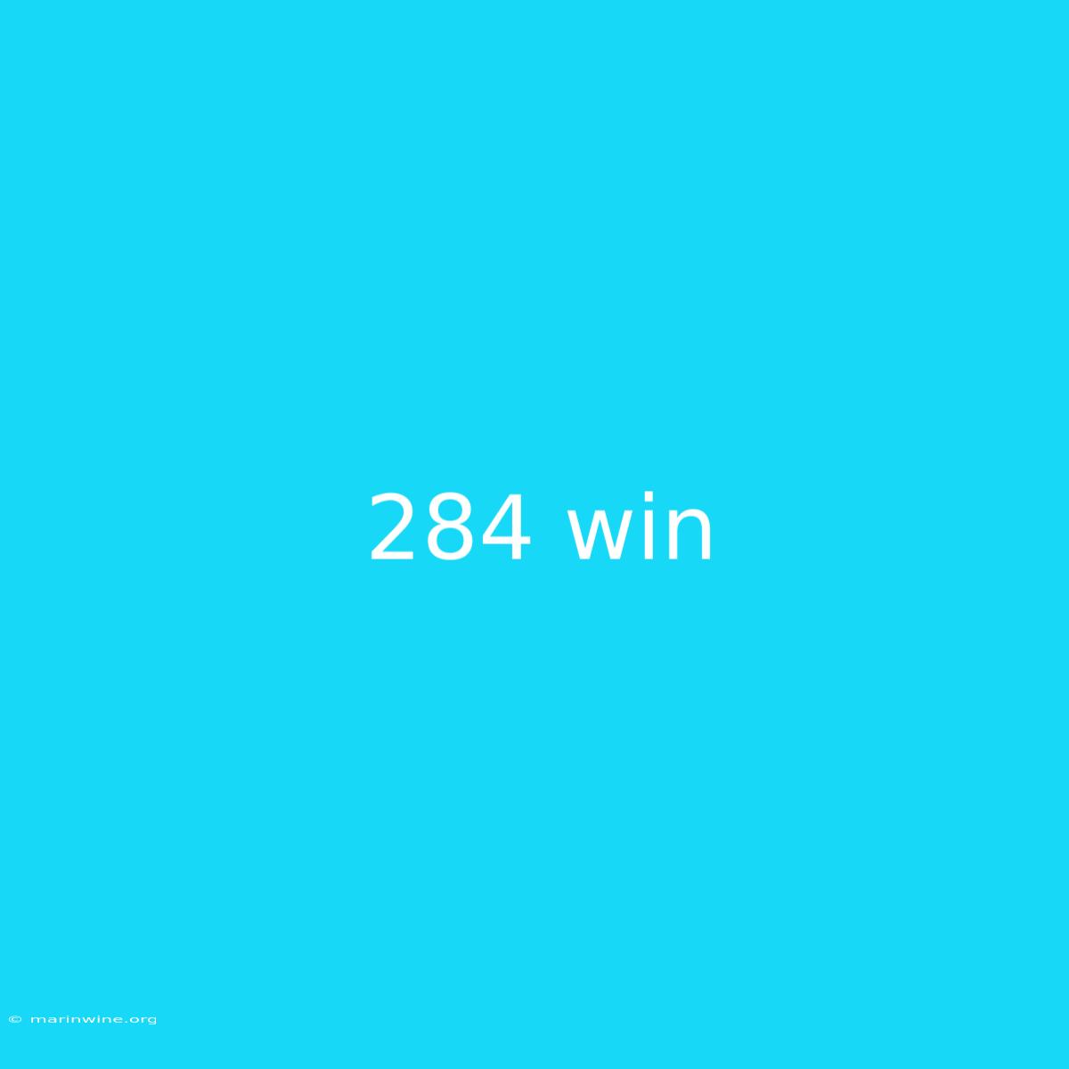 284 Win