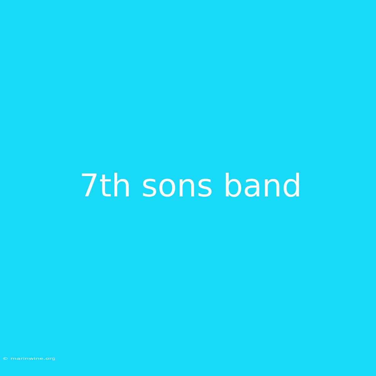 7th Sons Band