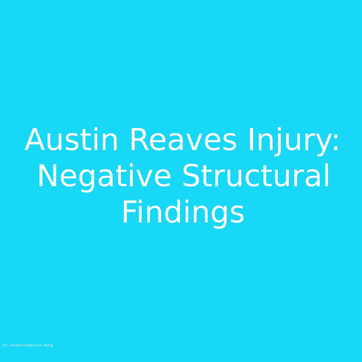 Austin Reaves Injury: Negative Structural Findings