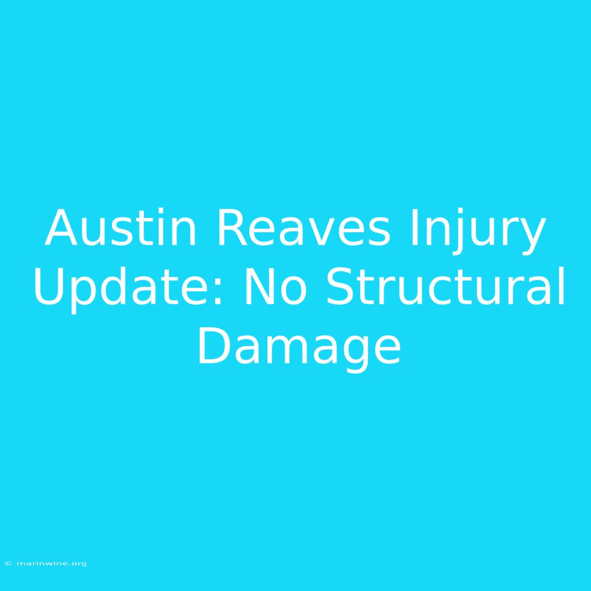 Austin Reaves Injury Update: No Structural Damage