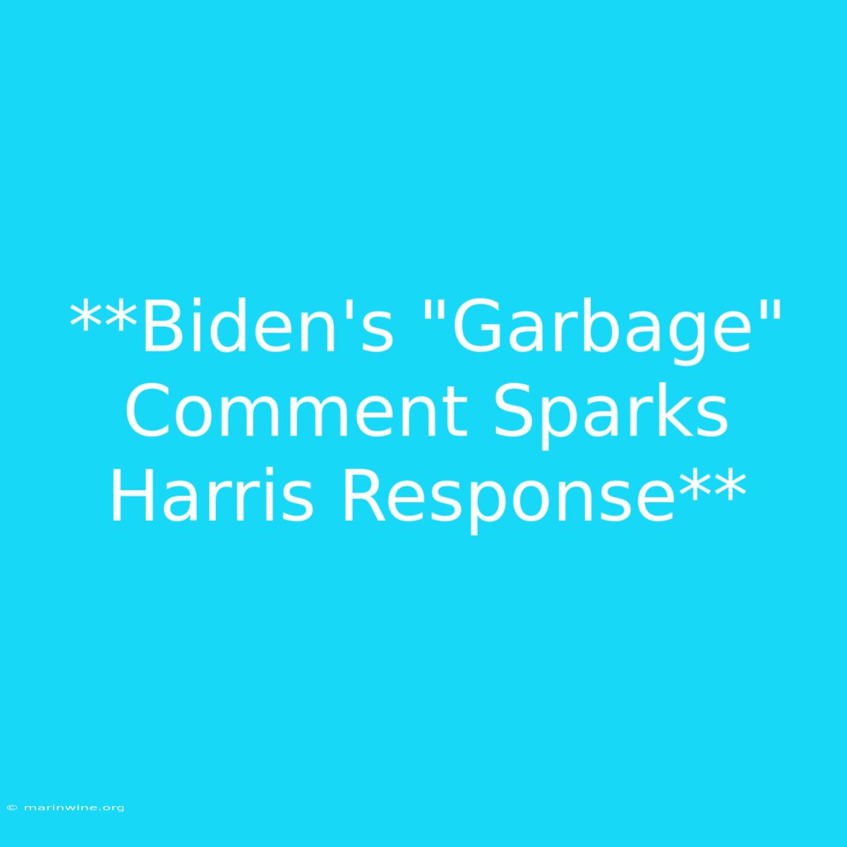 **Biden's 