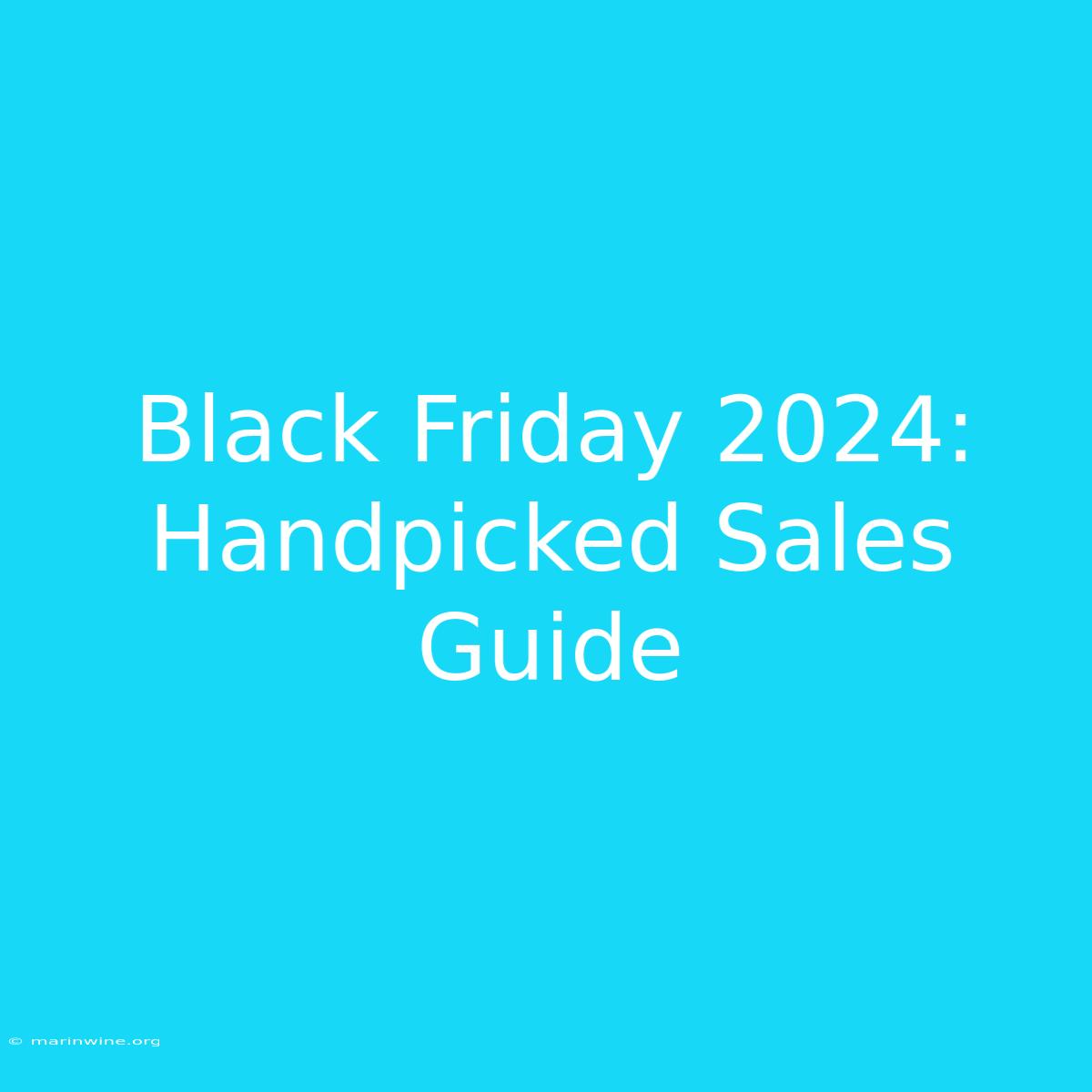 Black Friday 2024: Handpicked Sales Guide