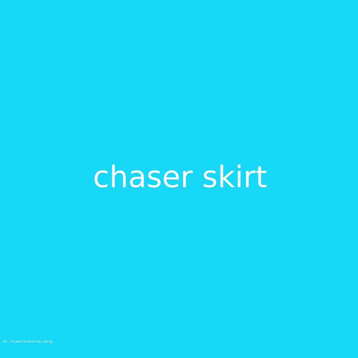 Chaser Skirt