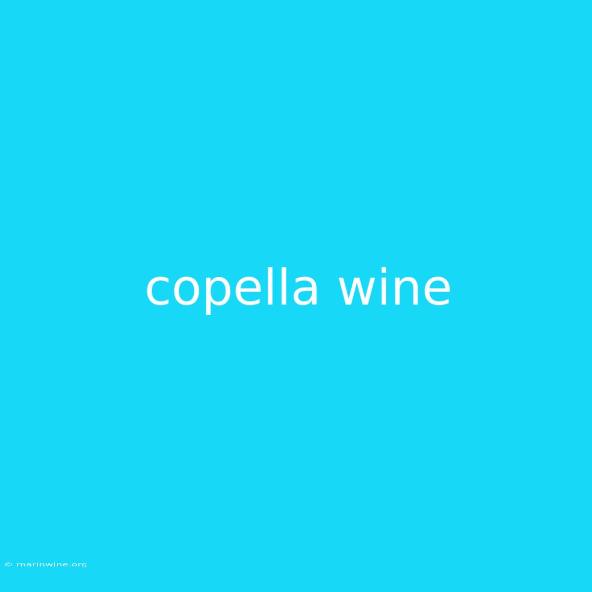 Copella Wine