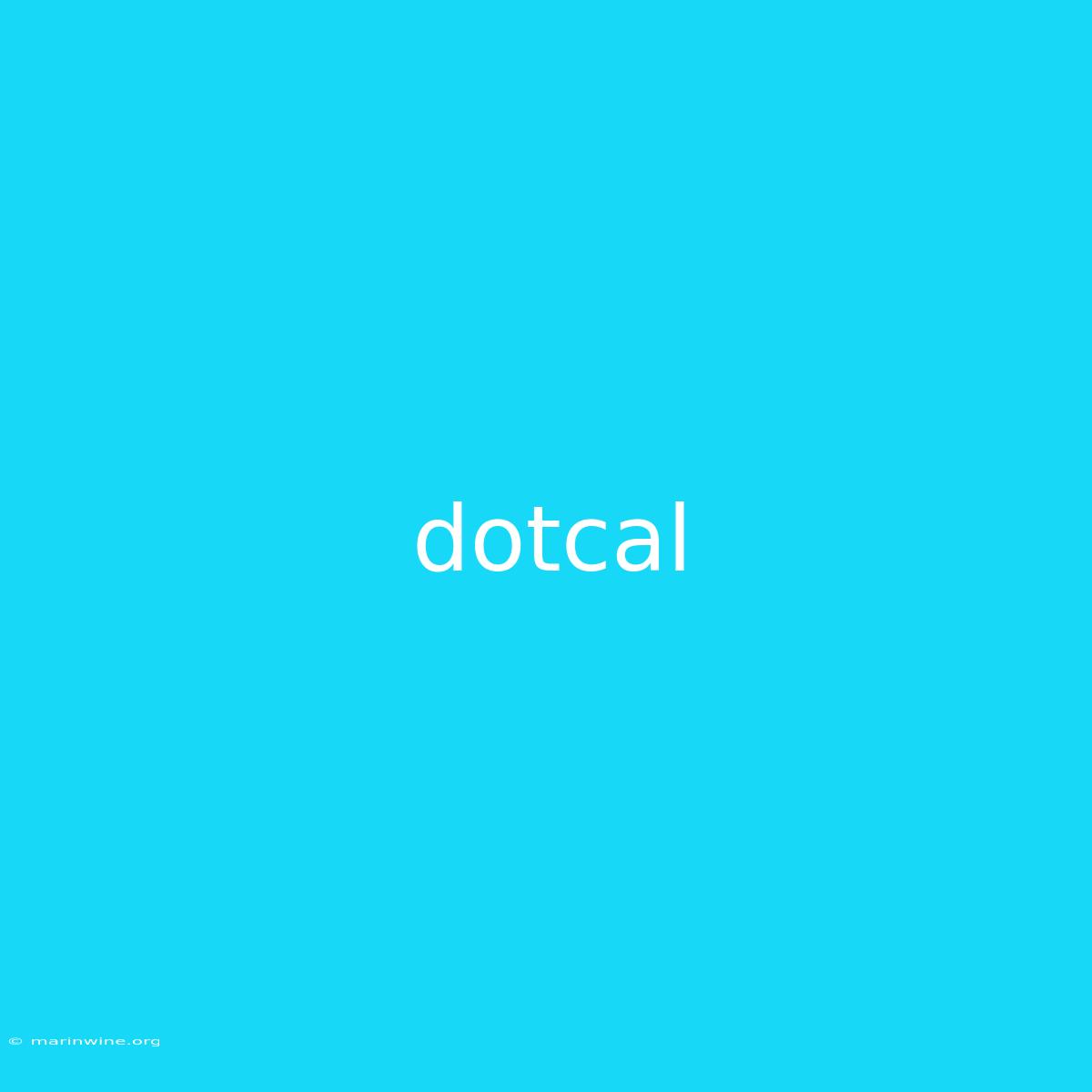 Dotcal