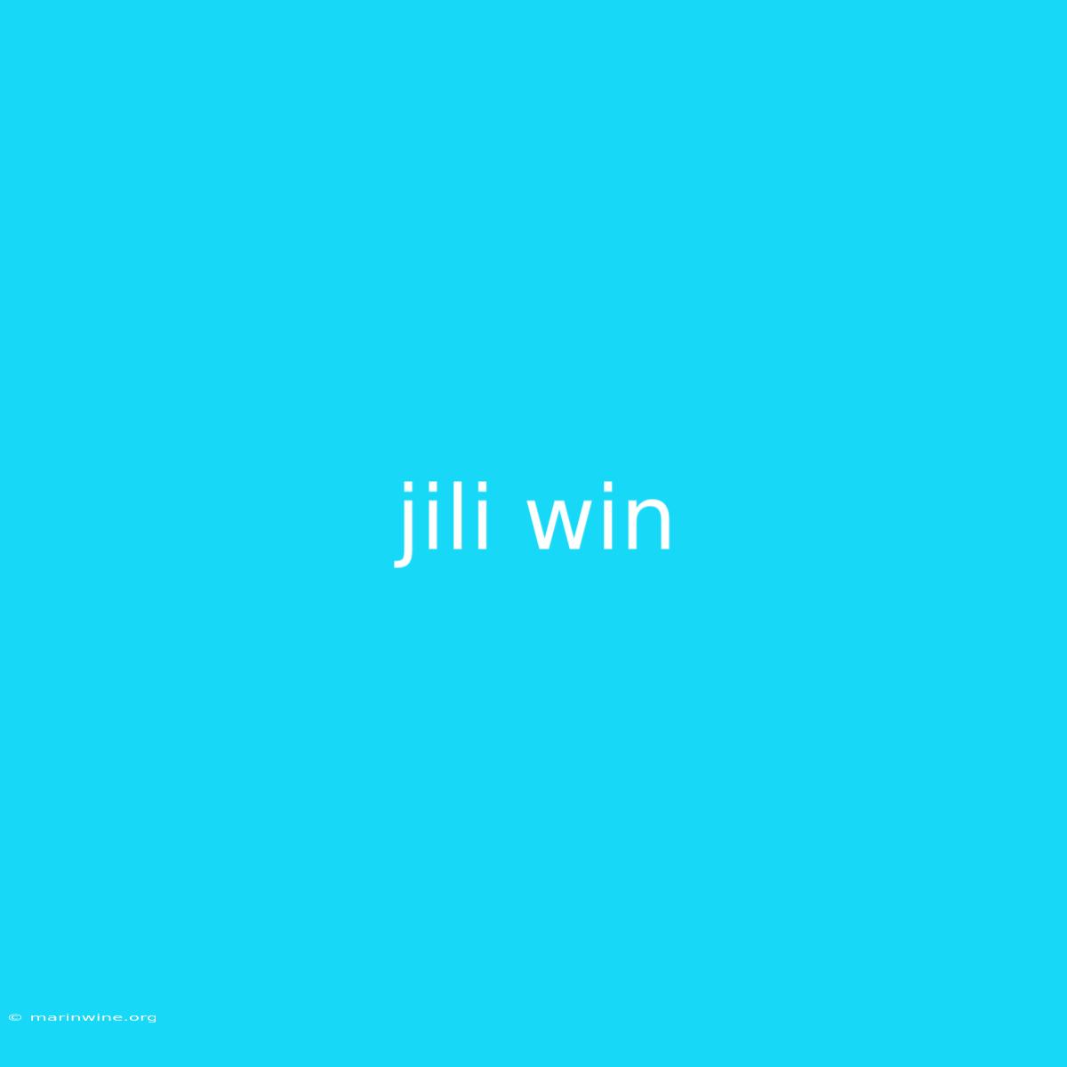 Jili Win