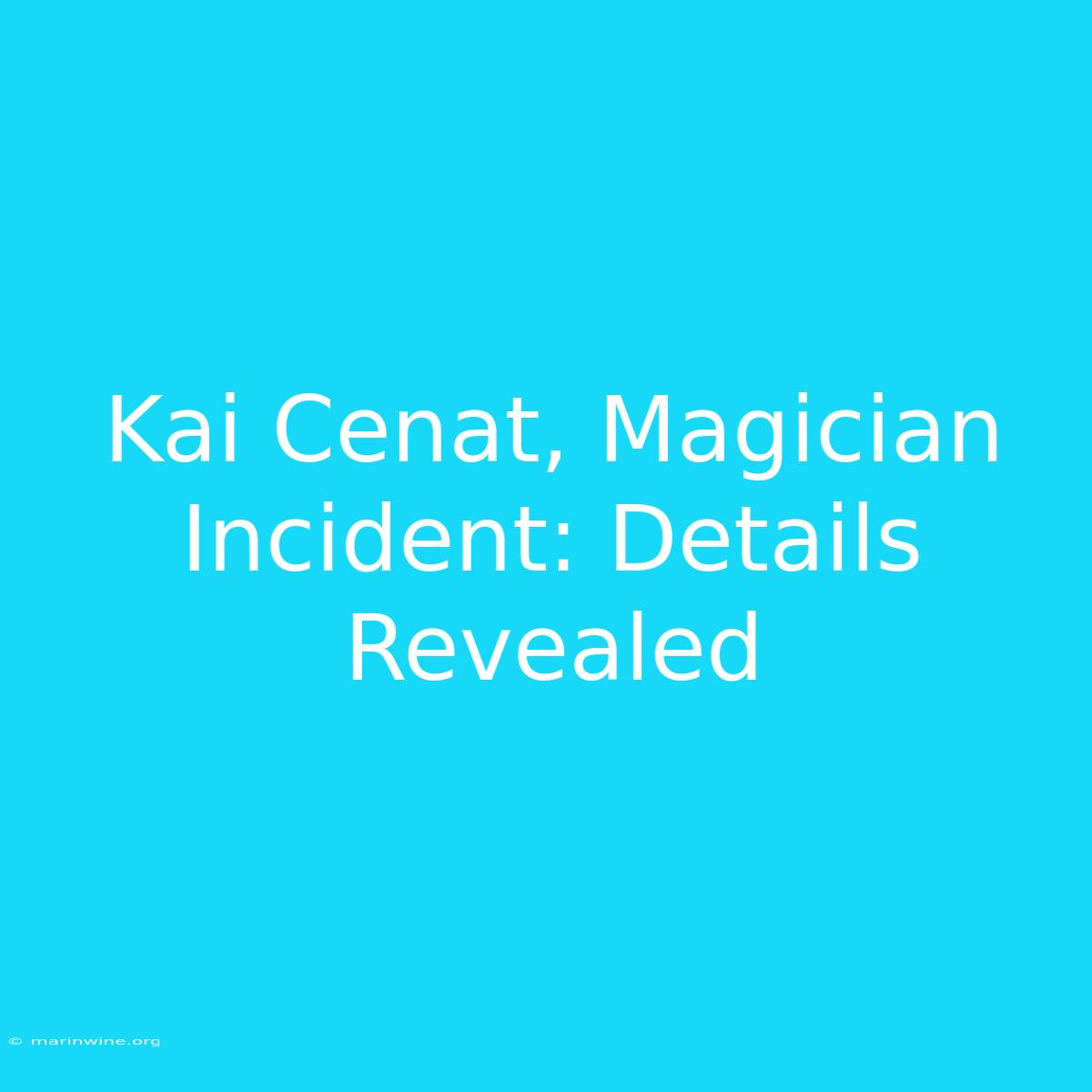 Kai Cenat, Magician Incident: Details Revealed