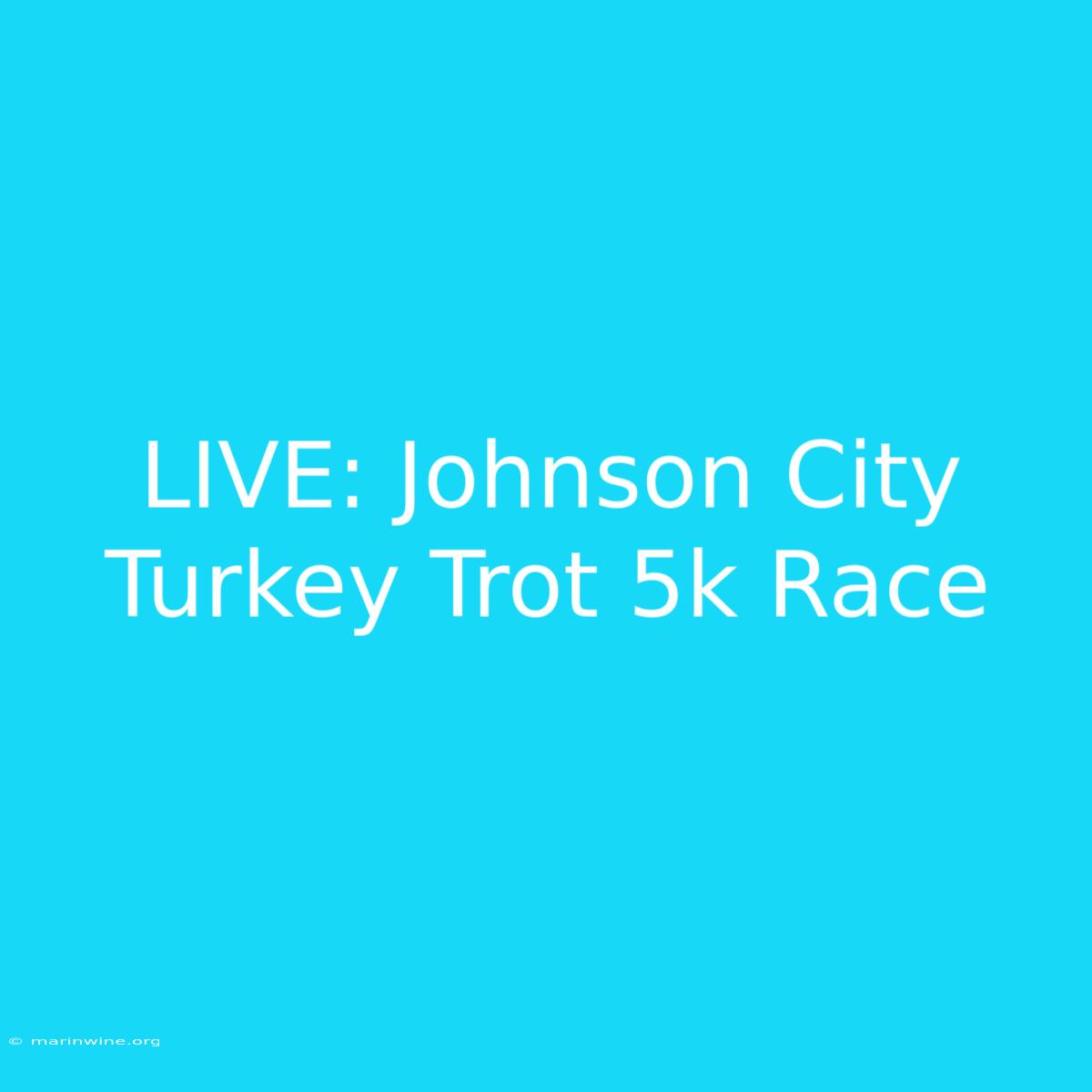 LIVE: Johnson City Turkey Trot 5k Race