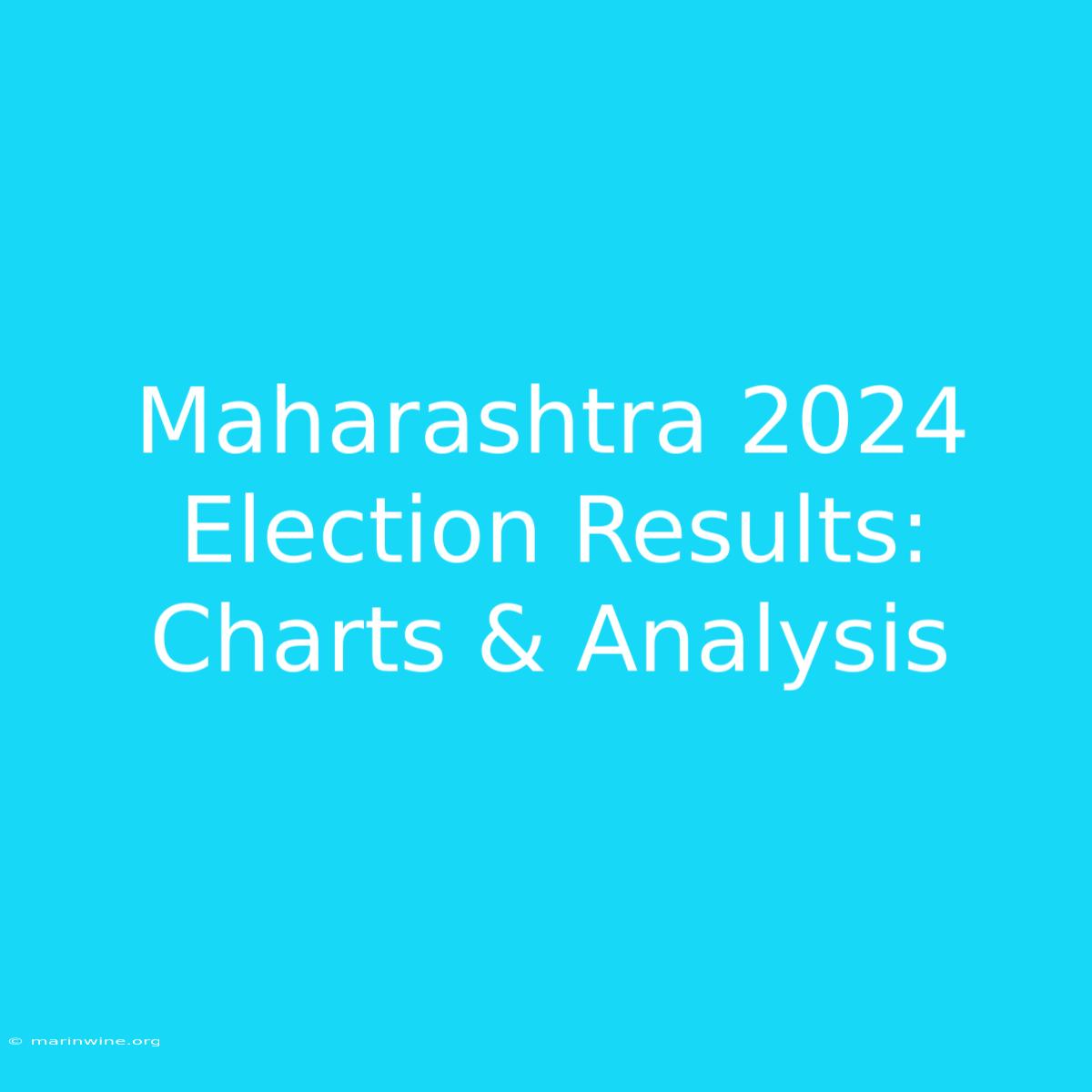 Maharashtra 2024 Election Results: Charts & Analysis