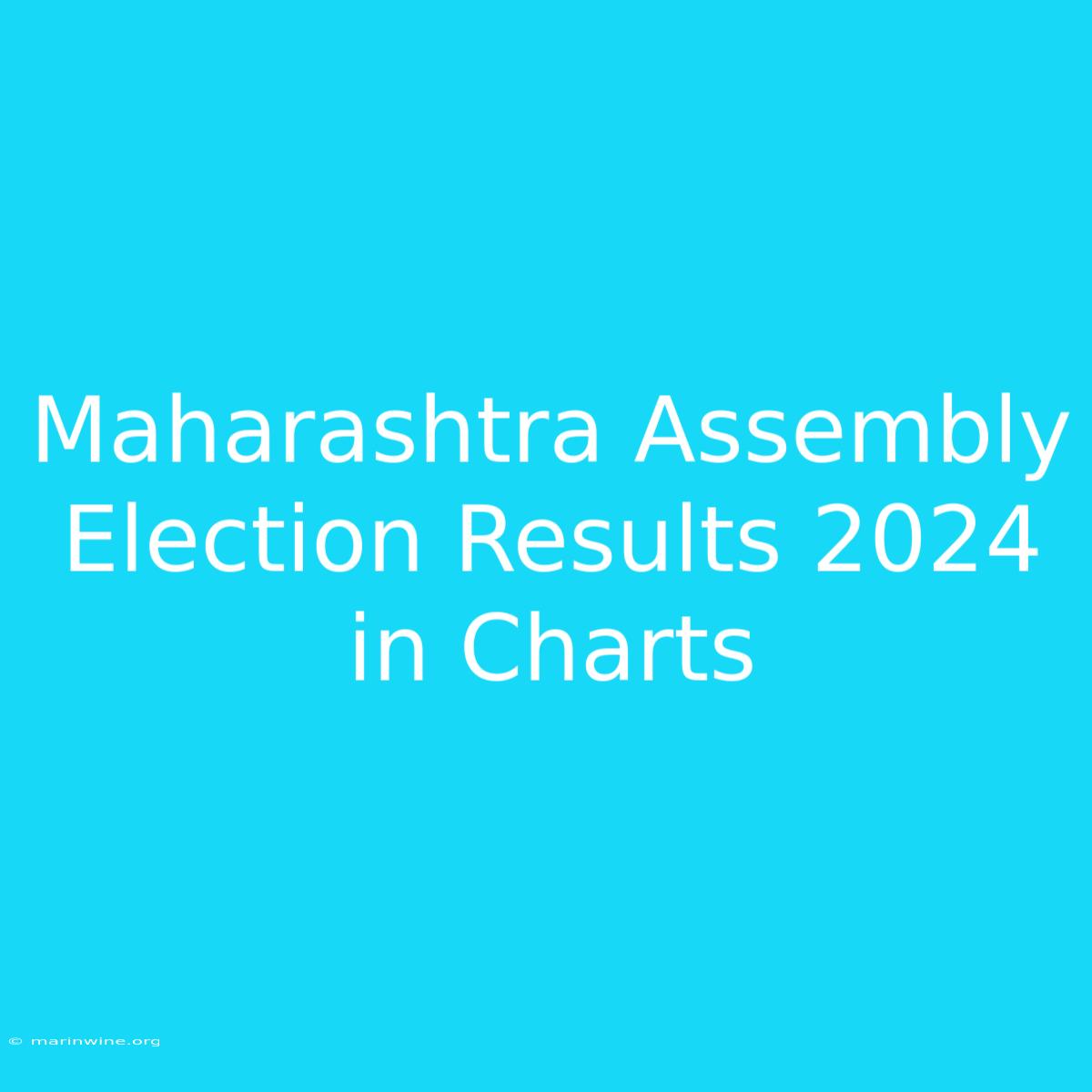 Maharashtra Assembly Election Results 2024 In Charts