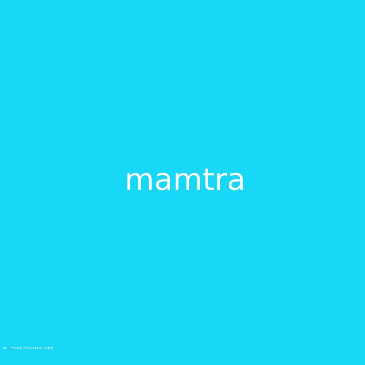 Mamtra