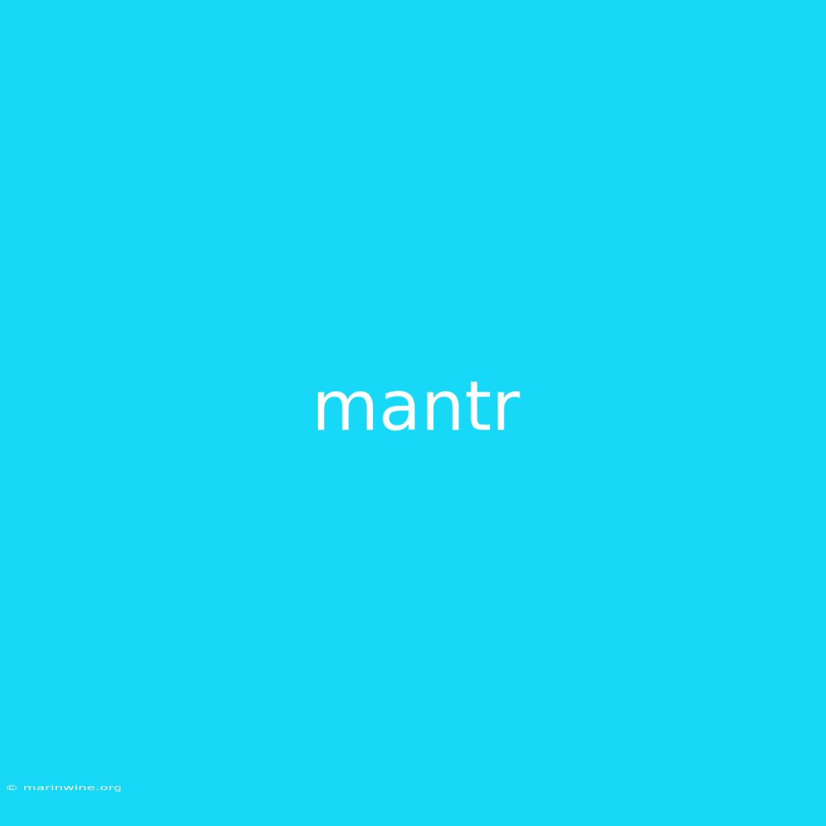 Mantr