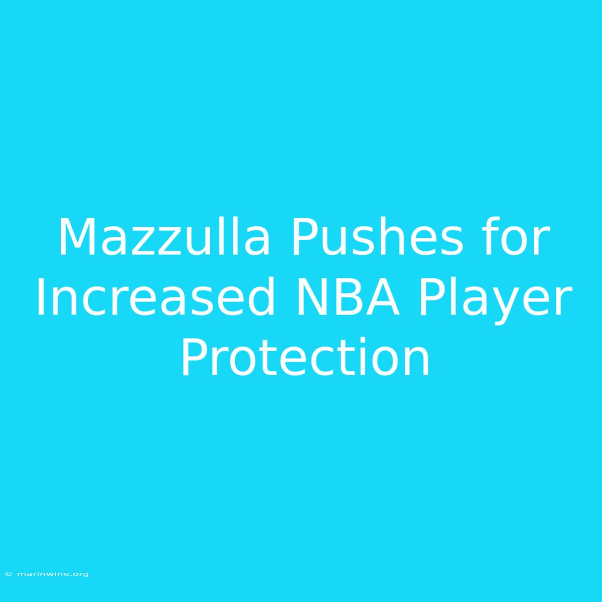 Mazzulla Pushes For Increased NBA Player Protection 