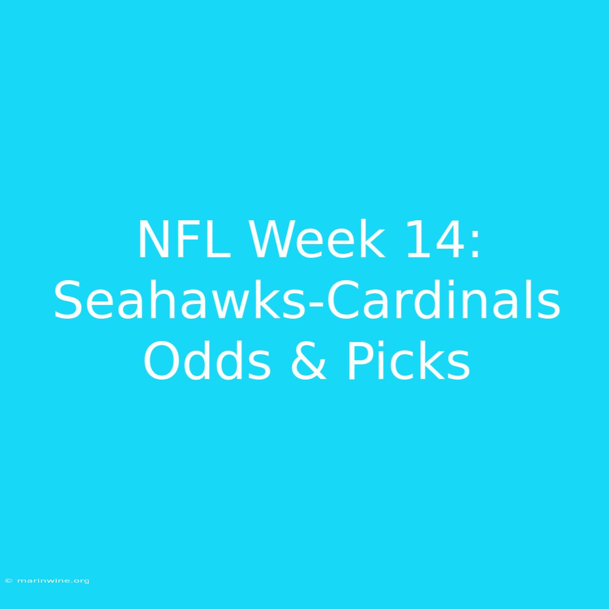 NFL Week 14: Seahawks-Cardinals Odds & Picks