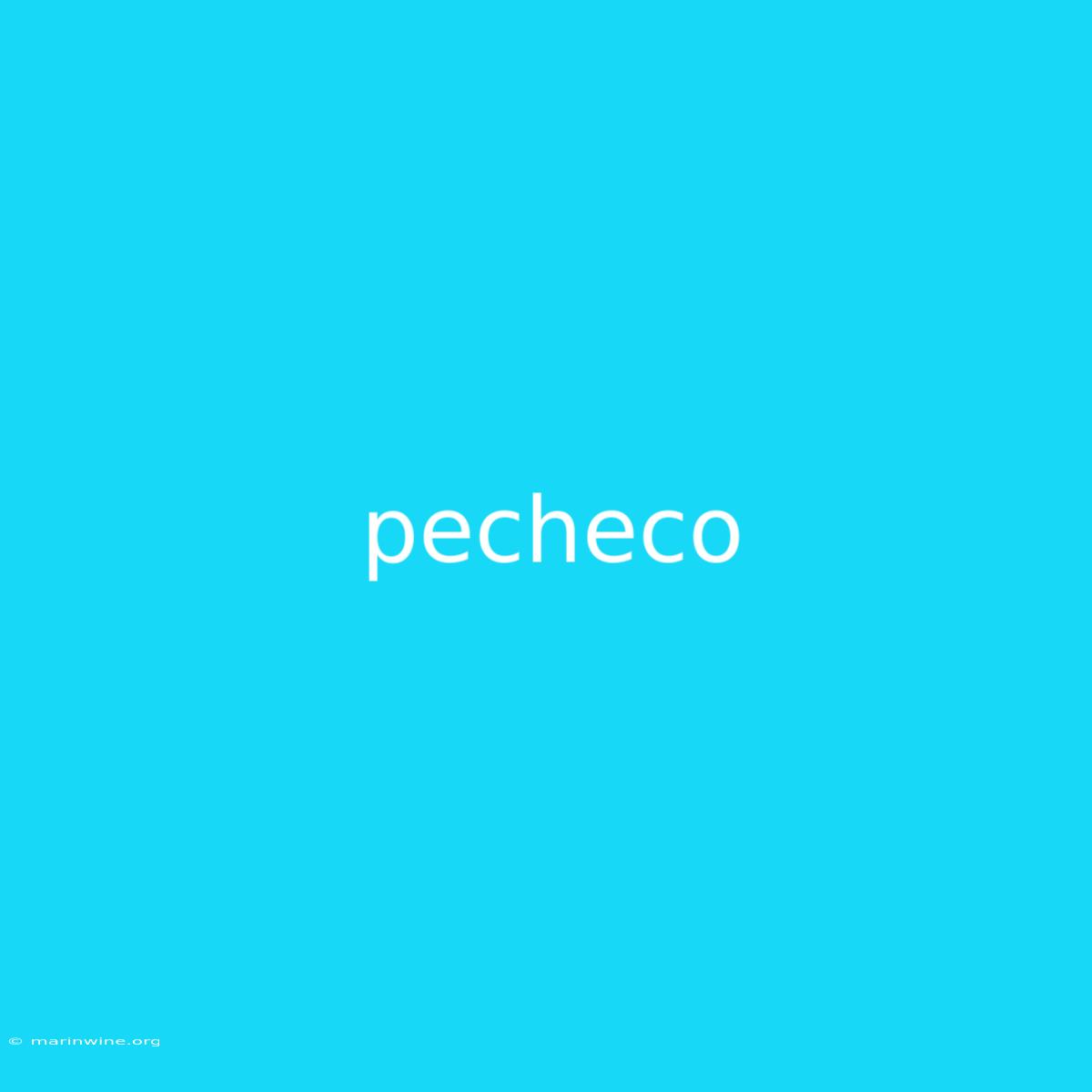 Pecheco