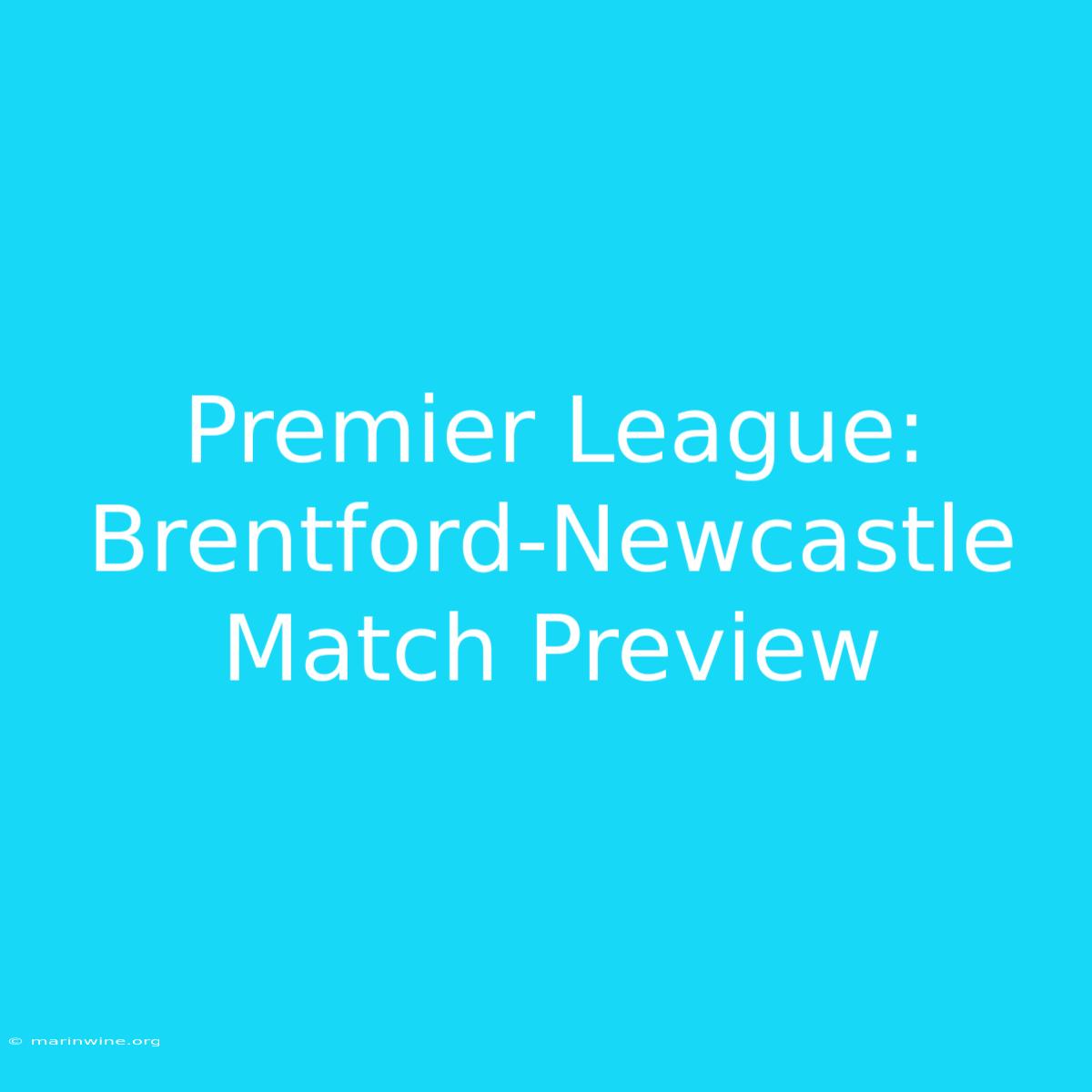 Premier League: Brentford-Newcastle Match Preview