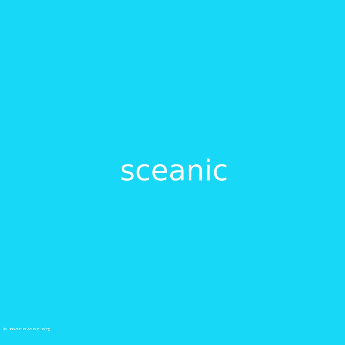 Sceanic