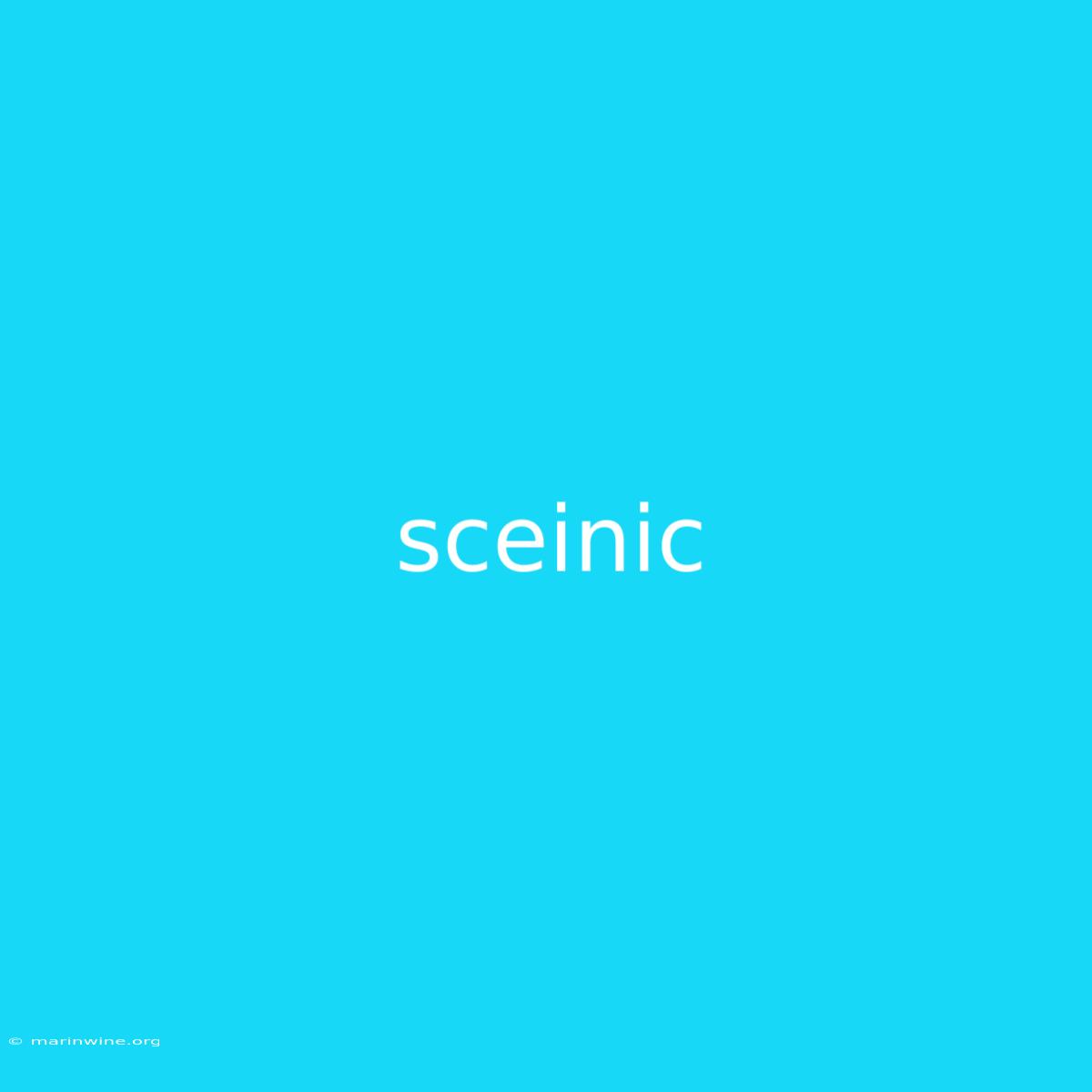 Sceinic