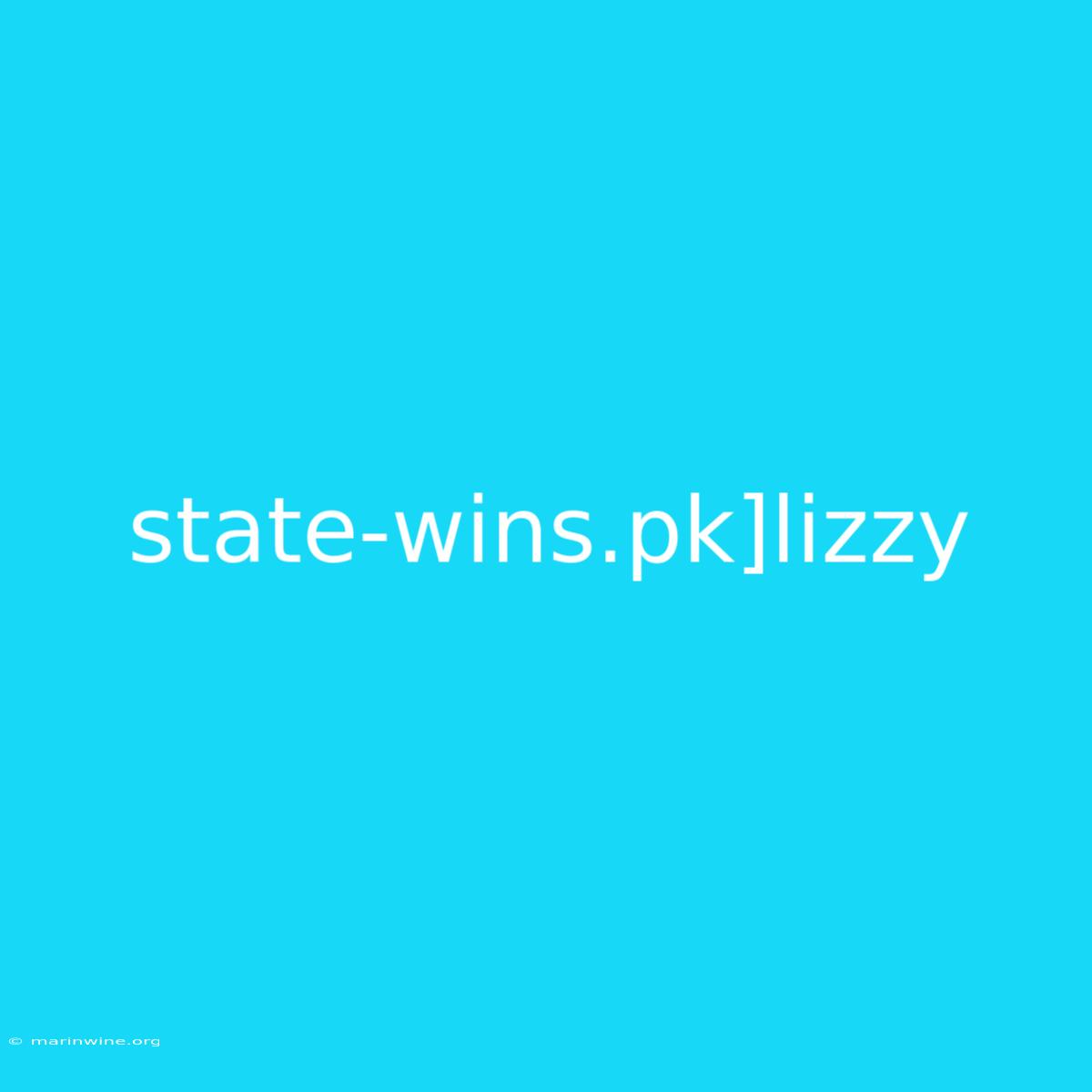 State-wins.pk]lizzy