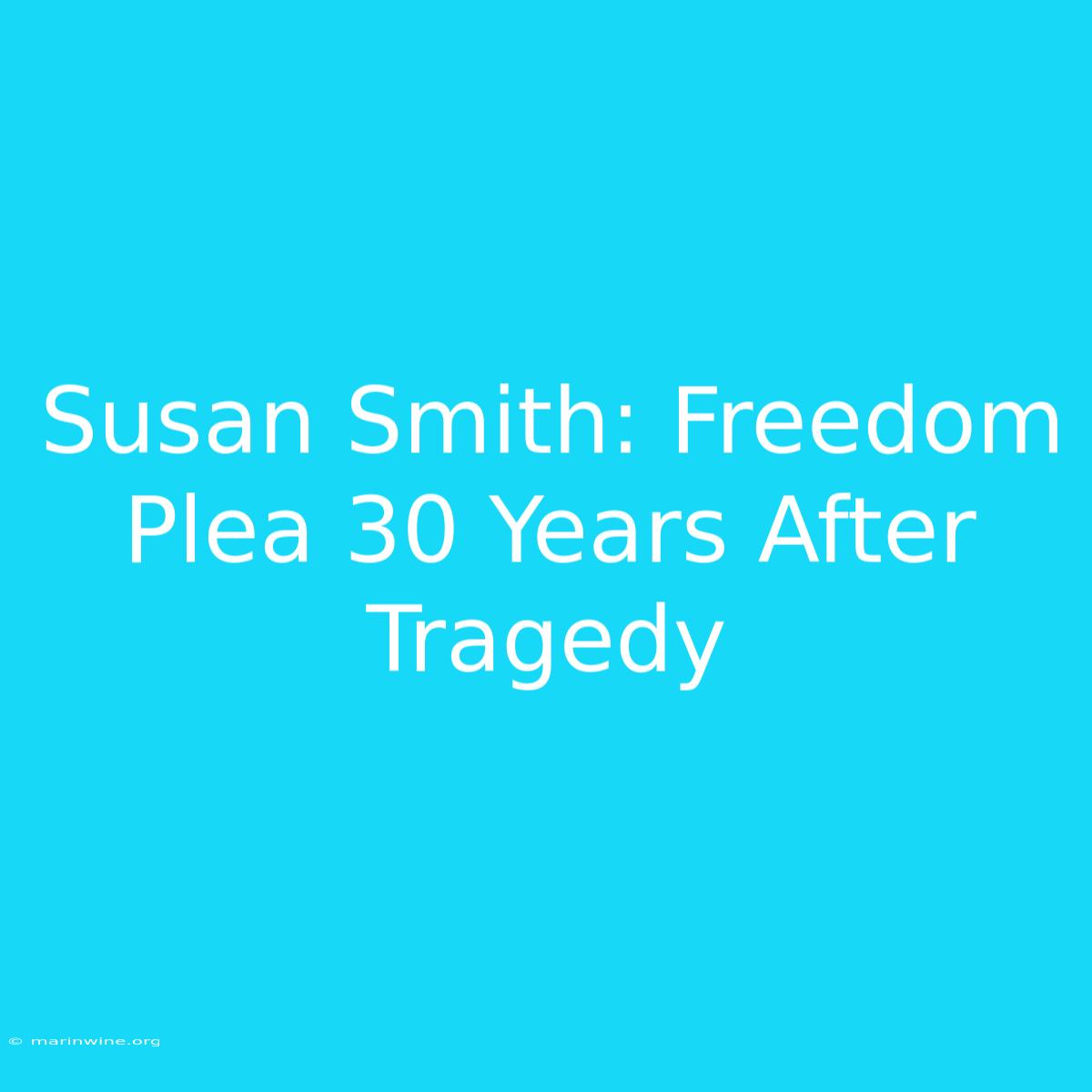 Susan Smith: Freedom Plea 30 Years After Tragedy