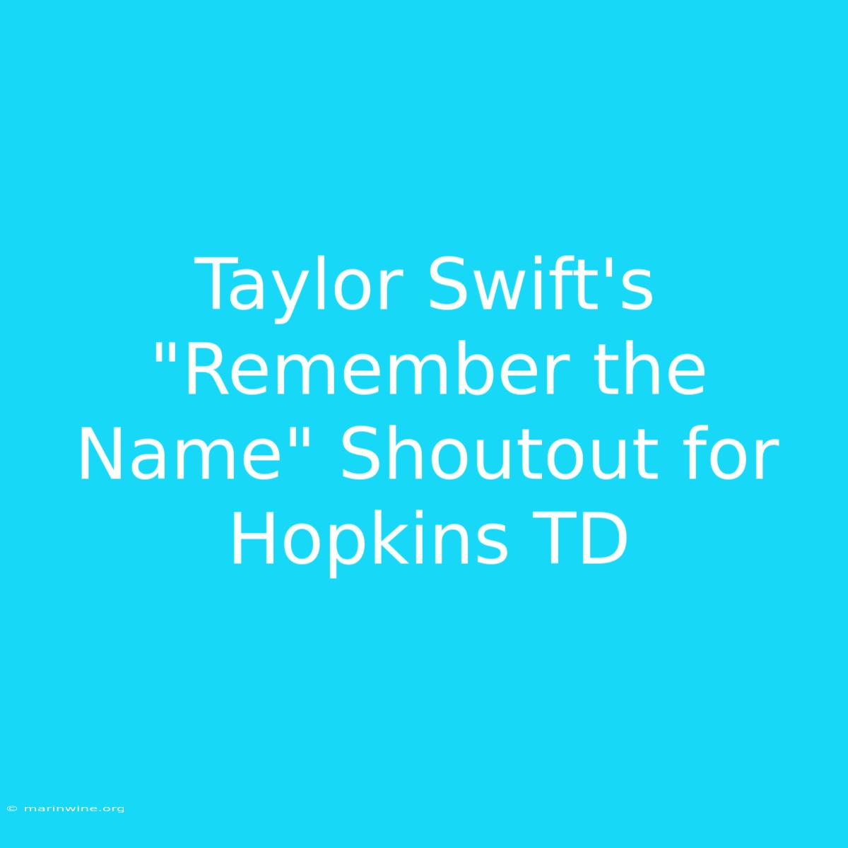 Taylor Swift's 