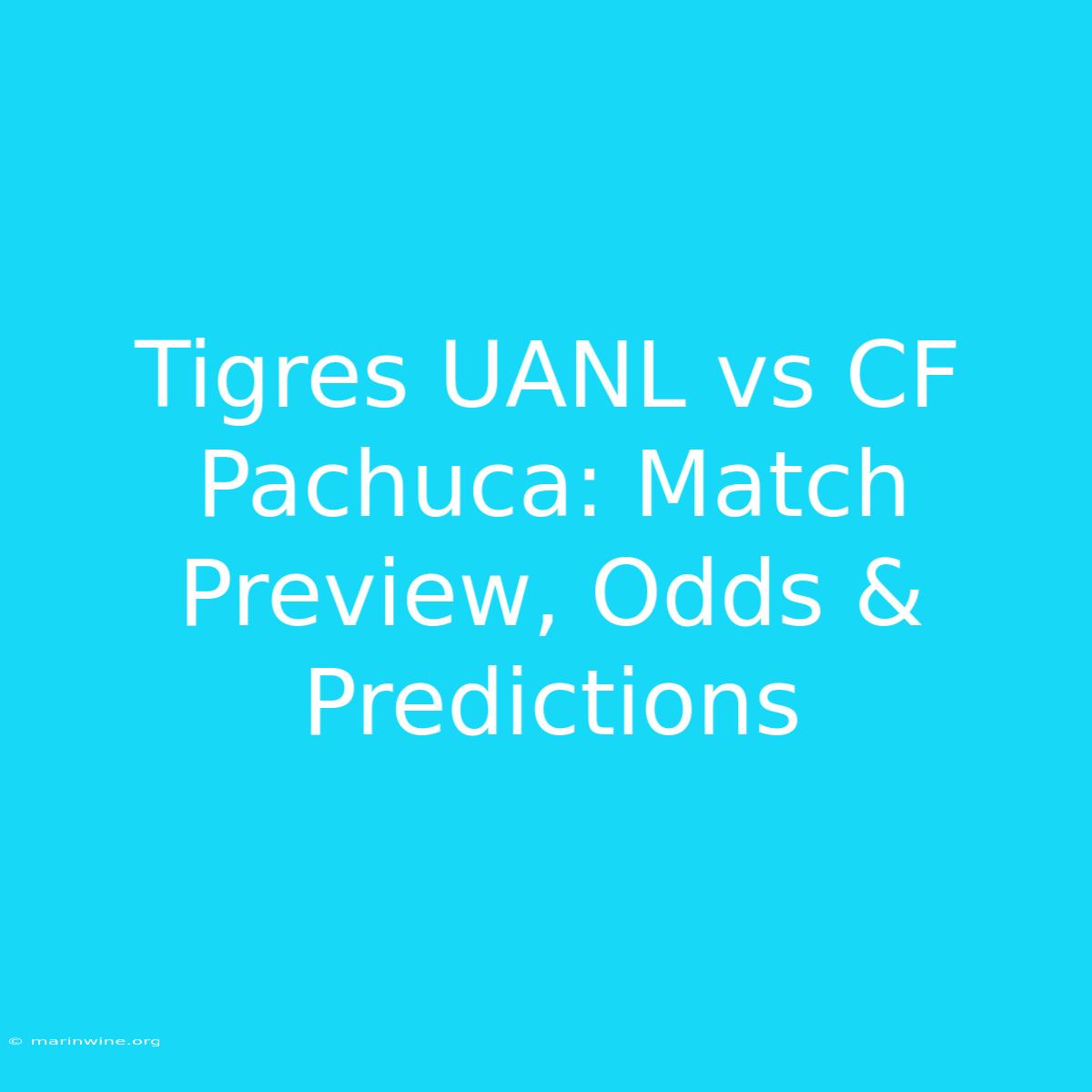 Tigres UANL Vs CF Pachuca: Match Preview, Odds & Predictions