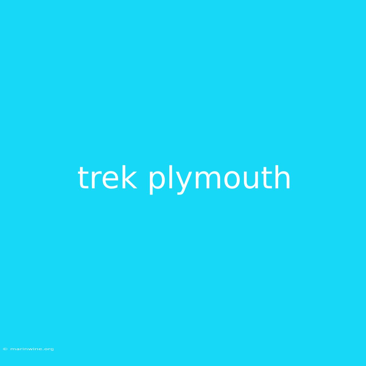 Trek Plymouth