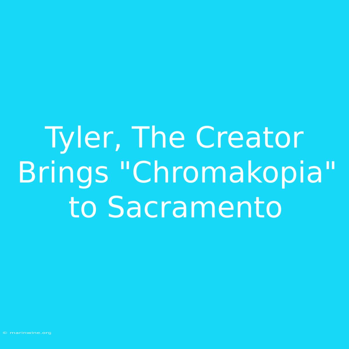 Tyler, The Creator Brings 