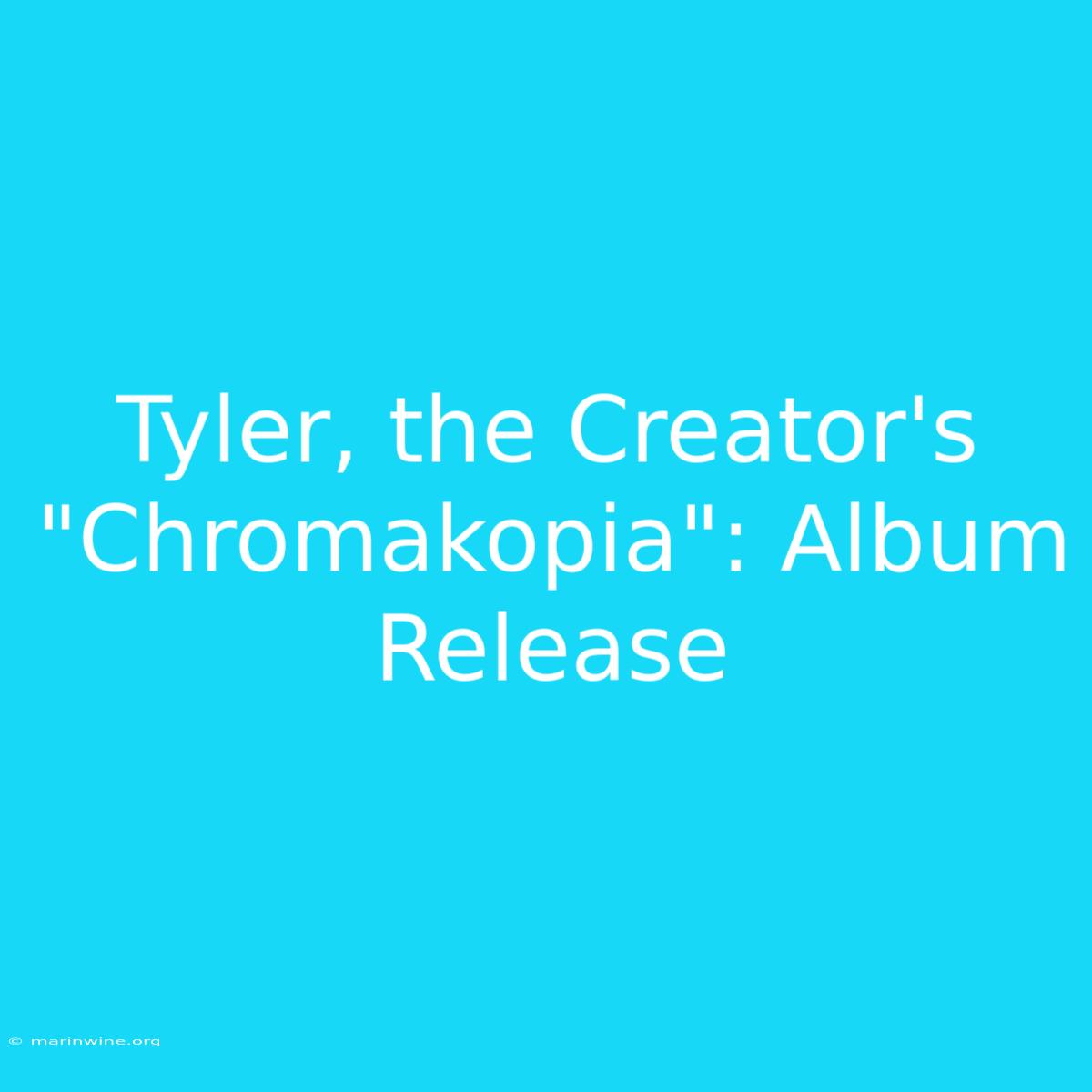 Tyler, The Creator's 