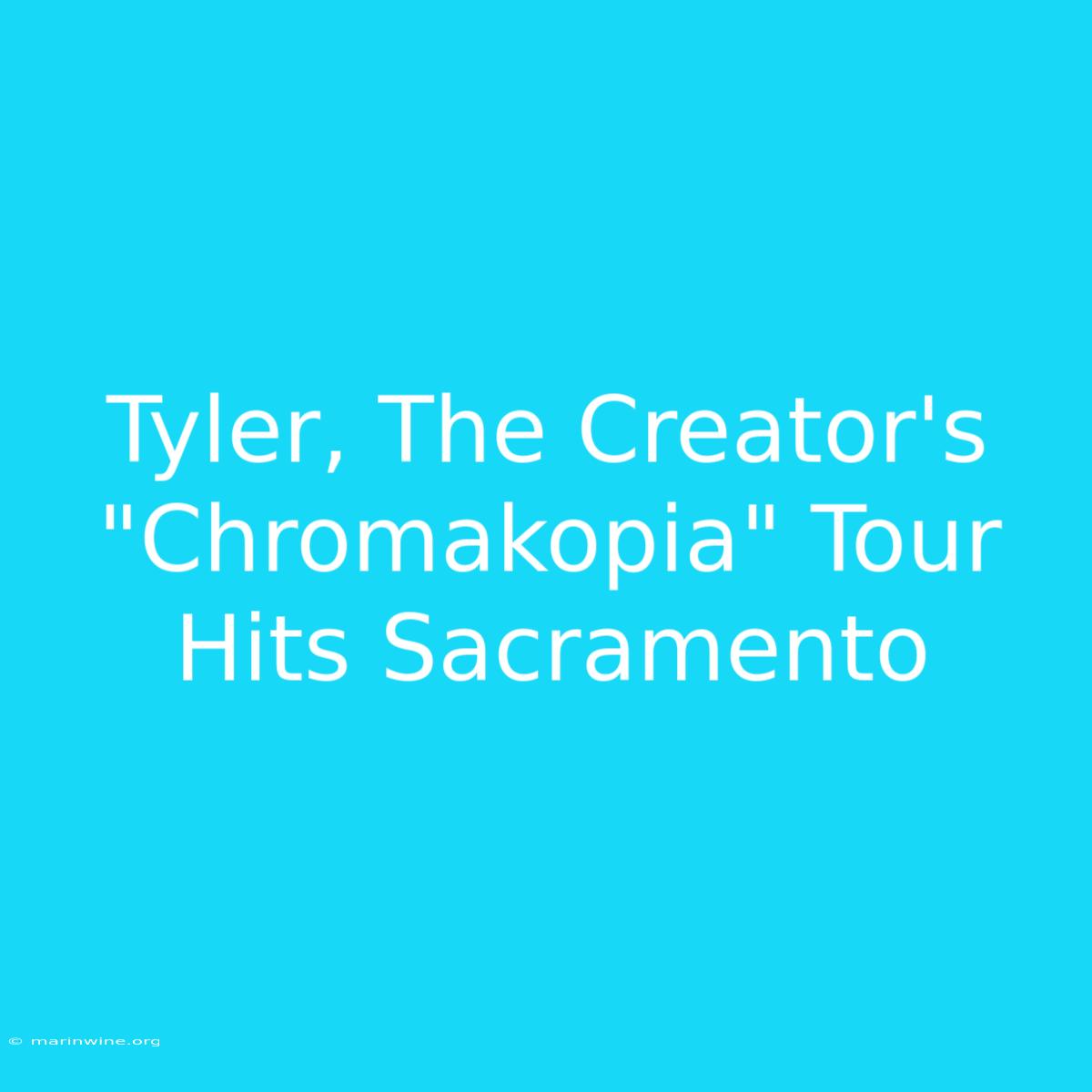 Tyler, The Creator's 