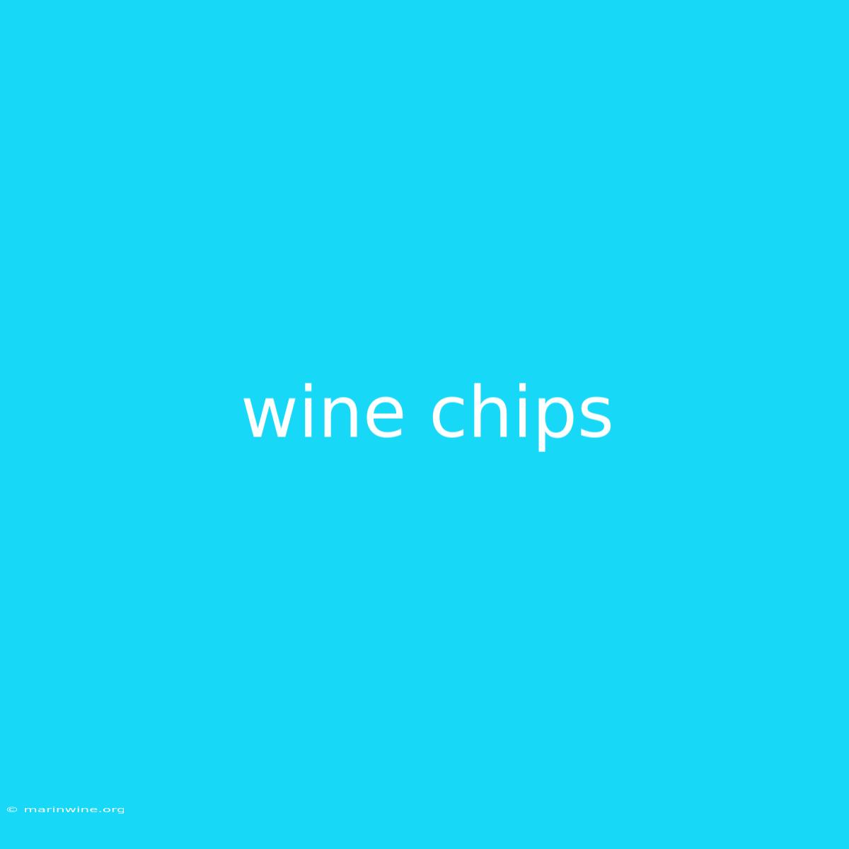 Wine Chips