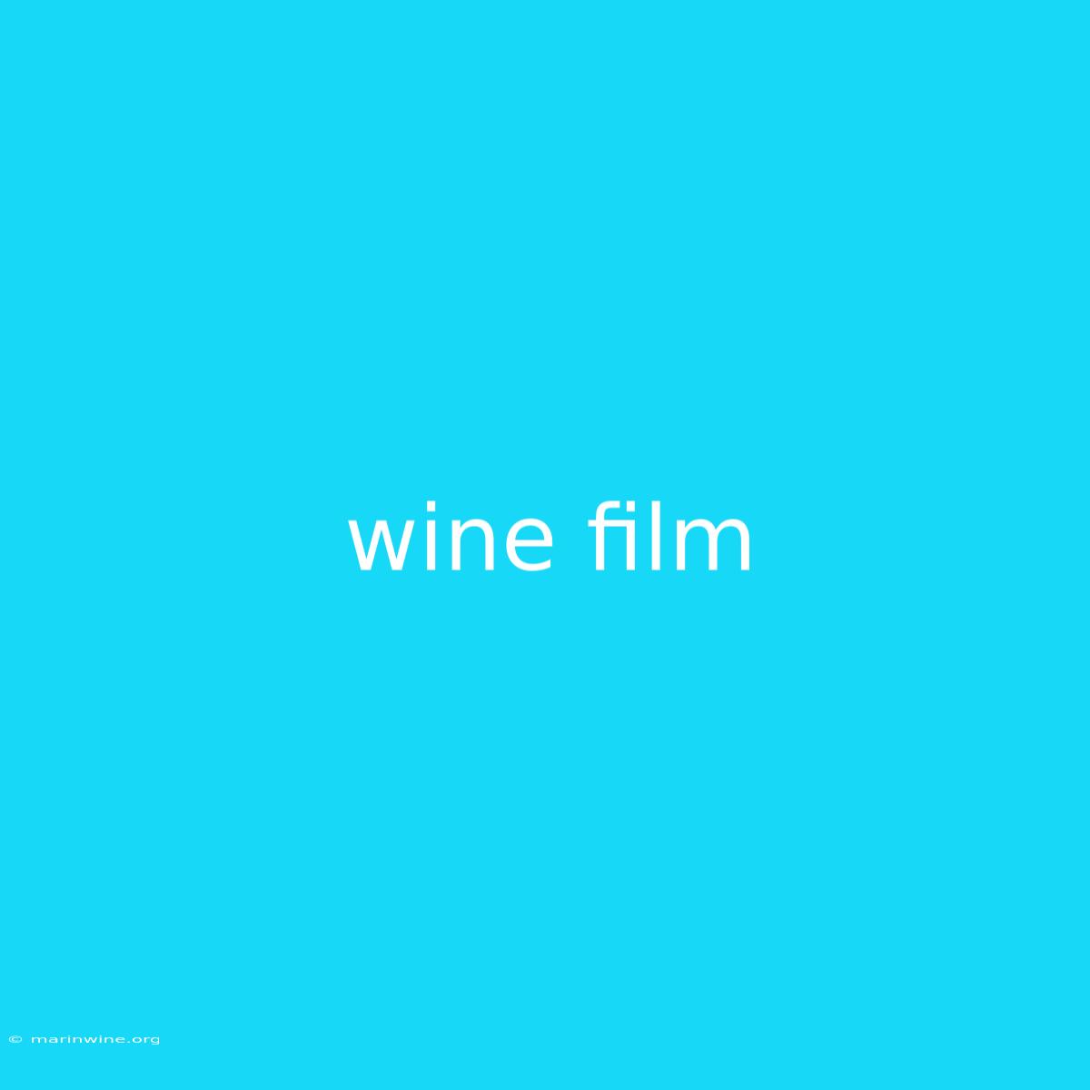 Wine Film