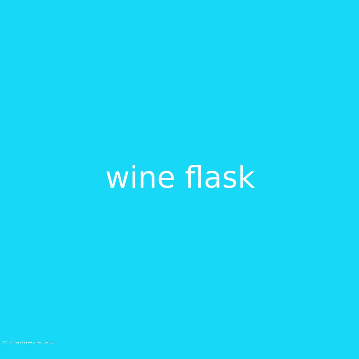 Wine Flask