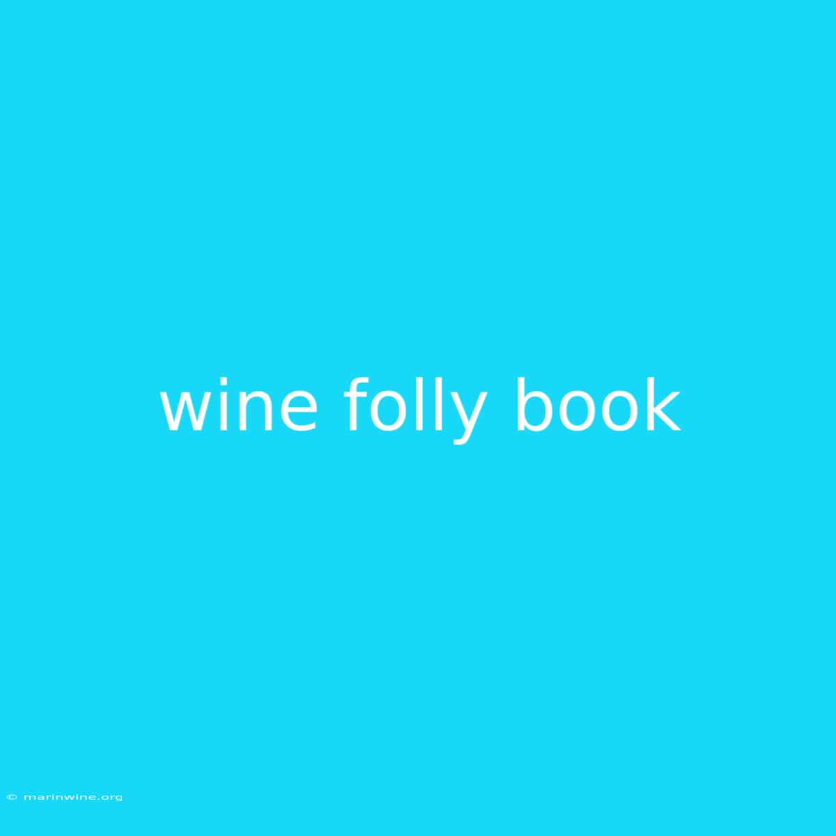 Wine Folly Book