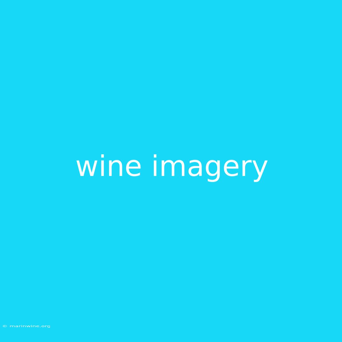 Wine Imagery