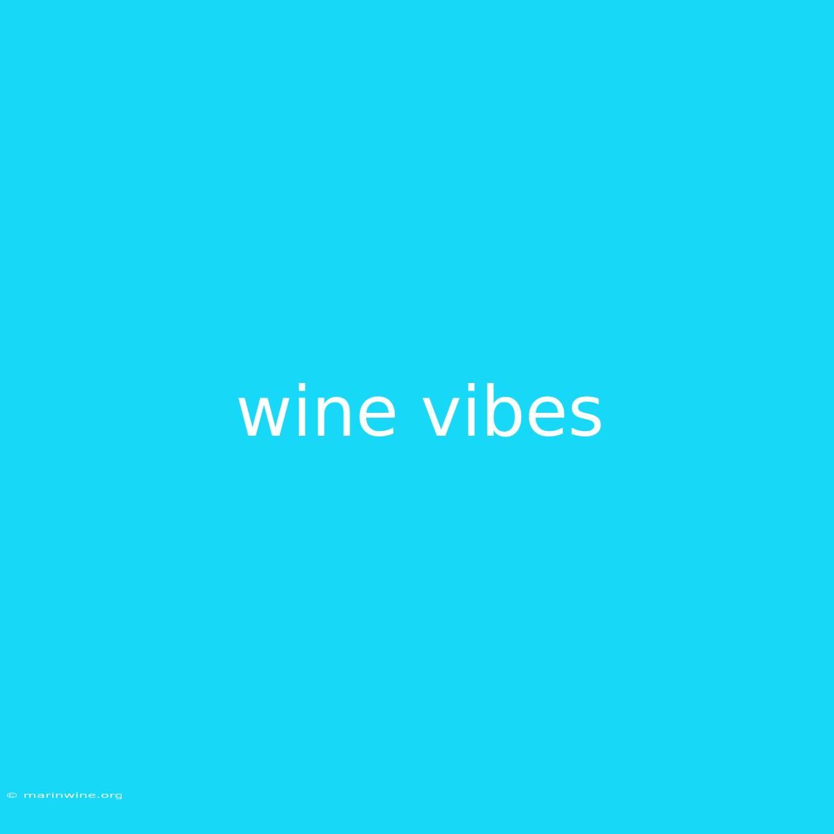 Wine Vibes