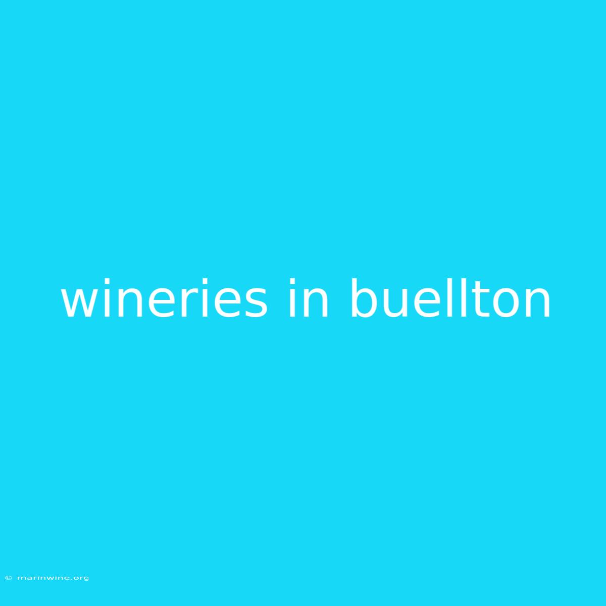 Wineries In Buellton